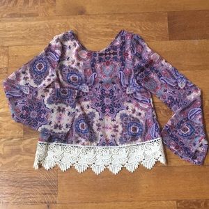 Rue 21 Peasant Boho top size Small